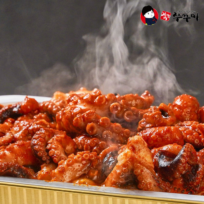 강금옥 오리지널 쭈꾸미 직화 캠핑밀키트 + 천사채샐러드(쌈무X)