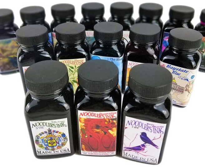 [만년필잉크] 야자컴퍼니 누들러 잉크 88ml 본병 방수잉크 어반스케치 펜드로잉 수채드로잉 밑그림 잉크, 방탄] #41 Brown