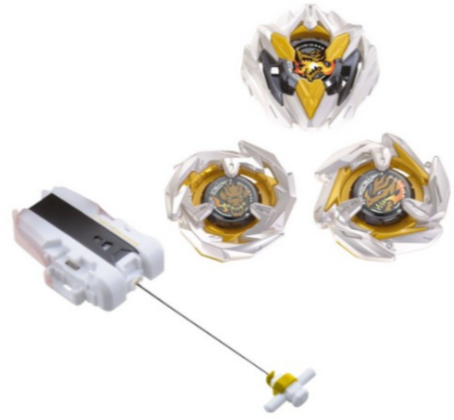 베이블레이드 X UX-00 아시아 스페셜 드랜 덱 배틀팽이 세트, 1세트, 혼합색상