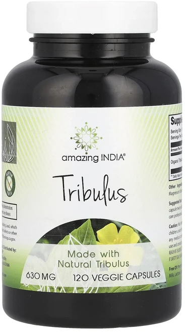 단백질 비타민 철분 마그내슘 칼슘 Amazing India 트리블러스 630mg 베지 캡슐 120정 고루고루섭취해주세요, AmazingIndia트리블러스630mg베지캡슐120정, 1개 - 쿠팡