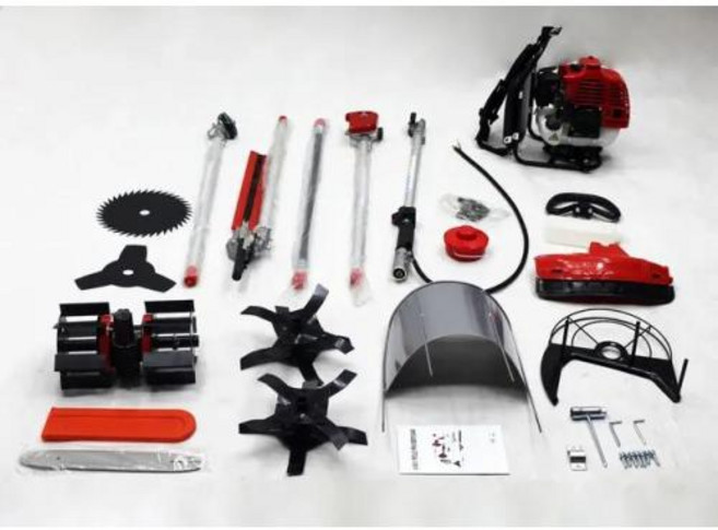 예초기 무선예초기 벌초기 제초기 벌초용품 벌초가위 벌초기계 충전예초기 충전식무선예초기 전동예초기 벌초 예초 미니 다기능 가솔린 잔디 높은 가지 톱 헤지 가위 작고 느슨한 토양 도랑, Carrying 8 in 1, 3) Carrying 8 in 1