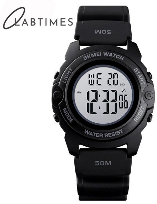 SKM 기본에 충실한시계 50M 방수 남여공용 중고등학생 스포츠 우레탄 알람 전자손목시계