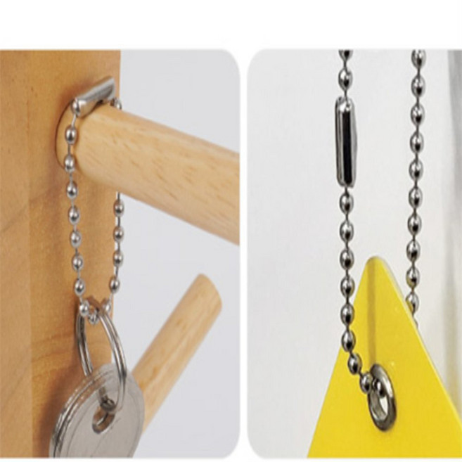 리코앤 1P 실버 메탈 구슬줄 8cm 10cm 12cm 15cm 연결고리