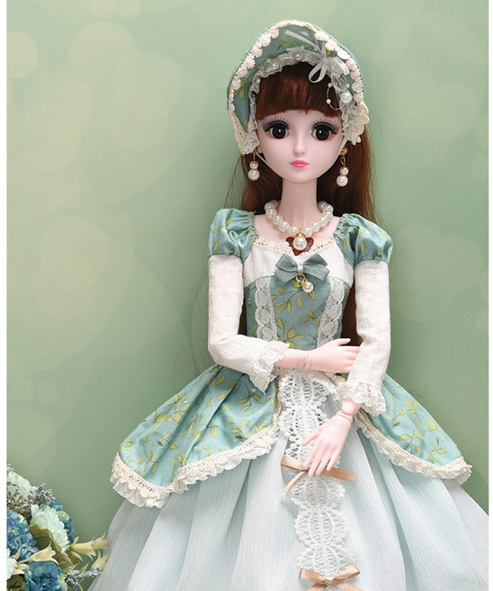 [미미사몰] 고급스런 구체관절인형 여아동 생일 선물 60cm, 3) 무안 공주, 1개