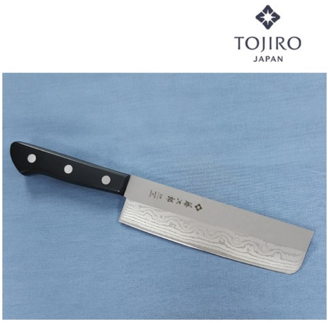 (토지로) 다마스커스 사각식도 165mm 셰프나이프 주방칼, 1개