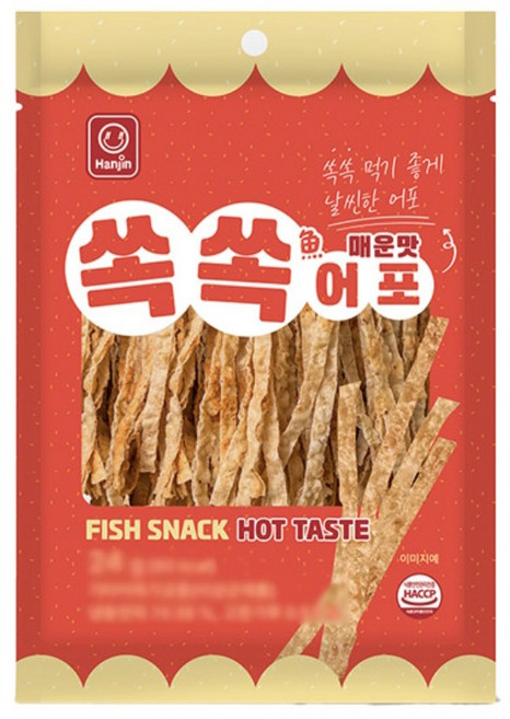 한진 쏙쏙어포 매운맛, 24g, 5개
