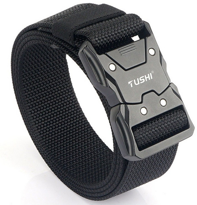 [유달리] 프리미엄 코브라 등산 전술벨트 원터치 자동 작업 택티컬 군용 블랙 그레이 밀리터리 카키 카멜 네이비 스포츠 아웃도어 나일론 튼튼한 아연합금 캠핑 낚시 군인 스틸