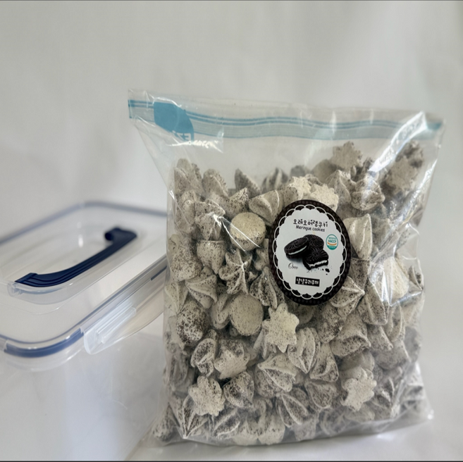 하루쿠키 오레오 머랭쿠키 소분용 대용량 유치원급식 어린이간식 어린이선물, 1개, 300g