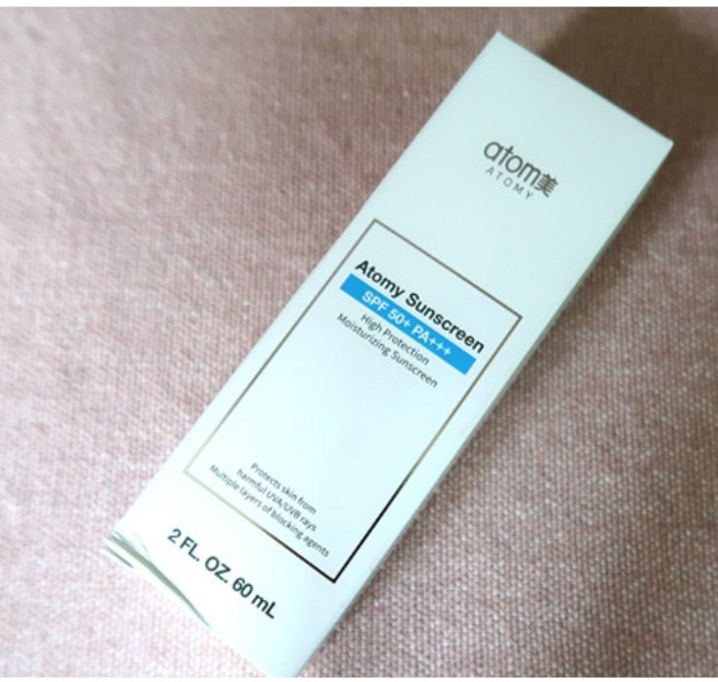 애터미 선크림 화이트 SPF50+ PA+++, 2개, 60ml