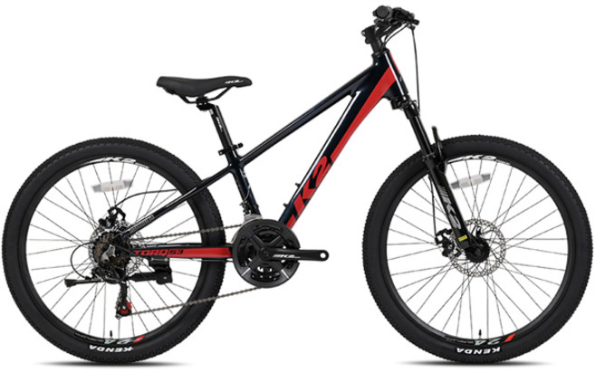 케이투바이크 토크 S3 24인치 시마노21단 이너케이블 입문용 MTB 자전거, 1개, 157cm, 아스트라블랙