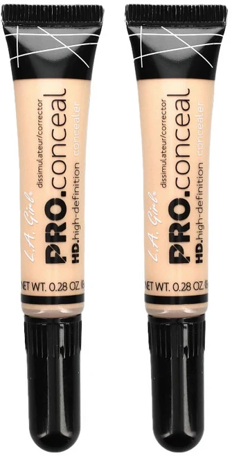 L.A Girl LA걸 프로컨실 HD 컨실러 GC969 포슬린 8G, 2개 - 쿠팡