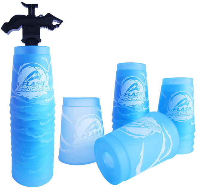 나래 스피드 컵쌓기 놀이 스포츠스태킹 스택스, 스탠다드블루, 1개