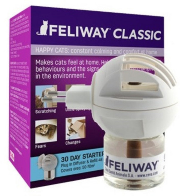 펠리웨이 클래식 고양이 스타터 키트 전용 훈증기&디퓨저 리필, 1개