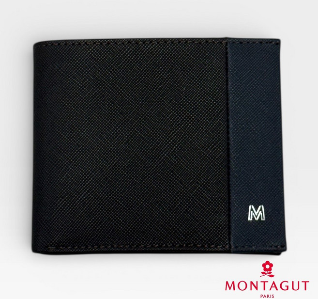 MONTAGUT 夢特嬌 時尚頭層牛皮真皮皮夾