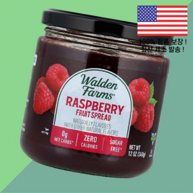 월든 팜스 라즈베리 과일 후루츠 스프레드 12온스 340g Walden Farms Raspberry Fruit Spread 12oz, 월든 팜스 라즈베리 과일 후루츠 스프레드 12온스 34, 1