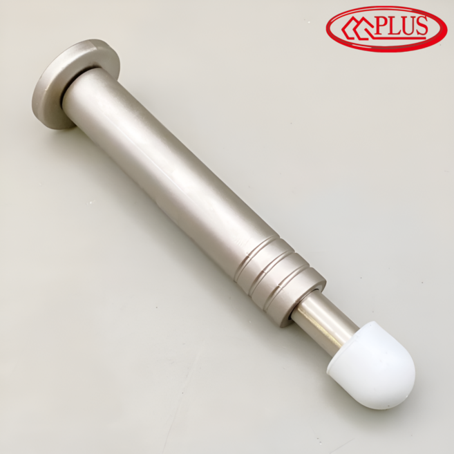 청구 고급 스프링 도어스토퍼 그레이+백색 115mm 벽용 스토퍼 완충식 도어스톱 방문 목문