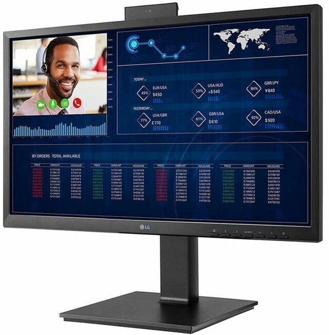 LG Electronics - 24CQ651I-6P - 24 씬 클라이언트 이젤 사전 설치된 Aio 모니터 로트 1920x1080 인텔 펜티엄 N6 블랙, LG Electronics - 24CQ651I-6P 2