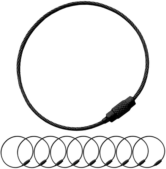 칼라 와이어링, 블랙, 10개