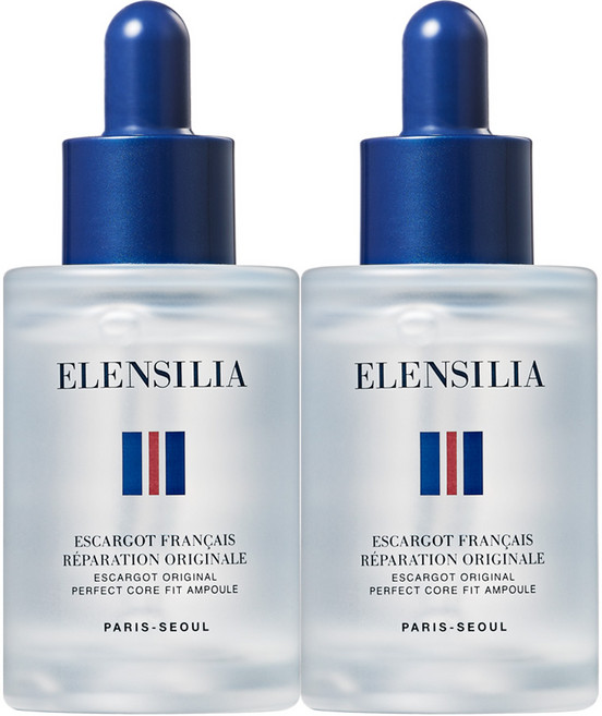 엘렌실라 에스카르고 오리지날 퍼펙트 코어 핏 앰플, 30ml, 2개