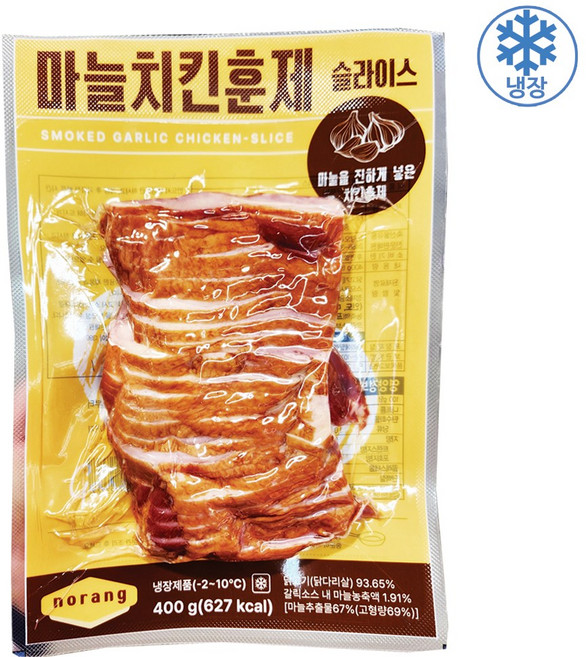 마늘치킨 훈제 슬라이스, 1개, 400g