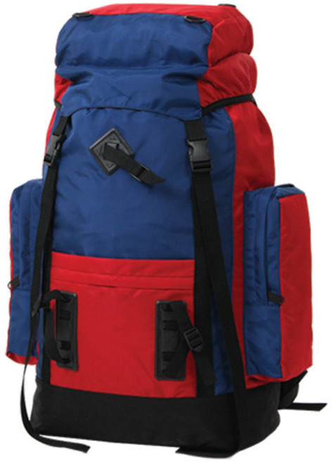 우주시티 등산 캠핑 나물 여행 경량 대형 백팩 배낭 T682 80L, 레드