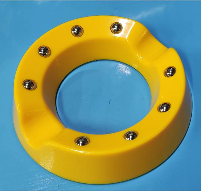 TM 다 돌려놔 볼링공 로테이션 볼컵 받침대 트레이, 1개, 볼컵 옐로우 노랑 칼라