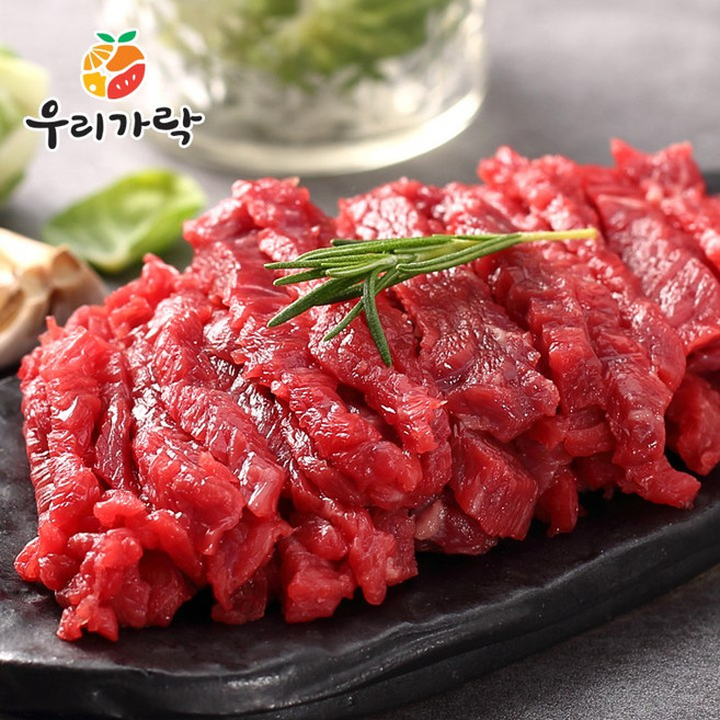 [새벽배송][우리가락]냉장 한우 1++등급 앞다리 300g 카레용, 1개
