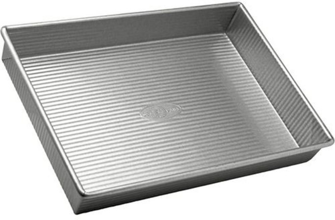 USA 팬 베이킹웨어 직사각형 케이크 팬 22.9 x 33 USA Pan Bakeware Rectangular Cake Baking Pan 9 x 13 inch Nonstic, 1개