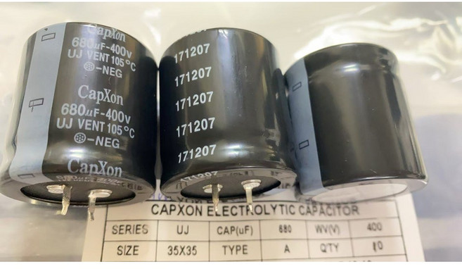 CAPXON 鋁質電解電容 680uF 400V 35x35mm, 1個