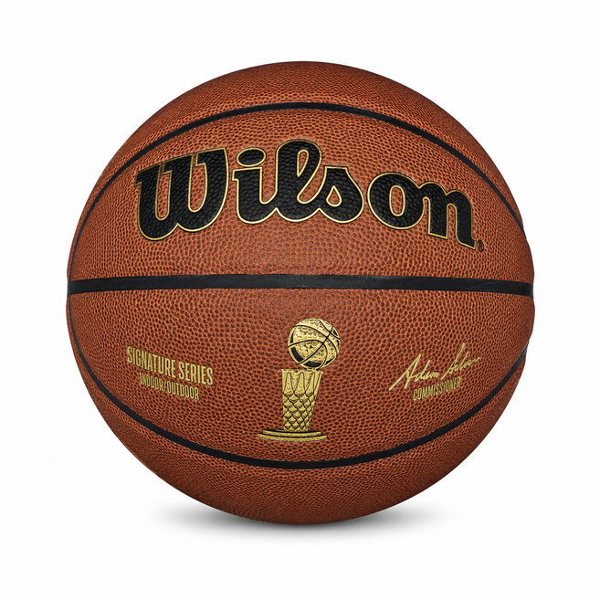 굿픽샵 코스트코 윌슨 NBA 트로피 시리즈 농구공 7호 실내외 겸용 시그니처 농구볼+고급 사탕 증정, 1개, WILSON