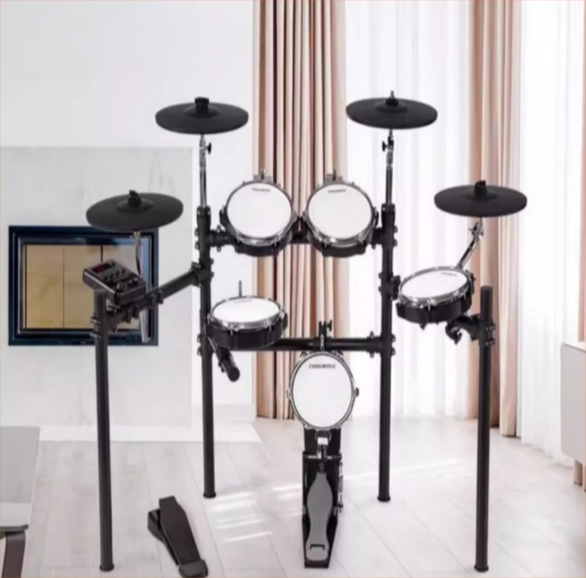 드럼비트 신나는 메쉬 연습용 전자드럼 입문용 밴드 가정용 스틱 세트 포함, DBT-03, 1개