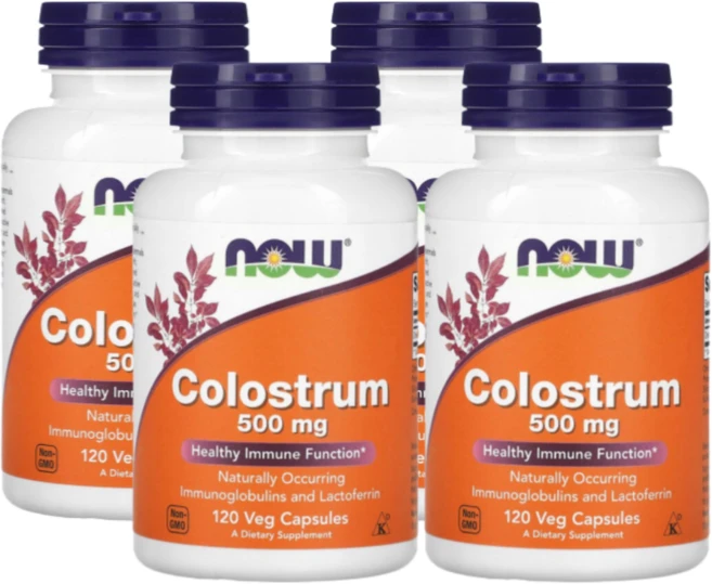 나우푸드 락토페린 초유 120정 4통, 4개 - 쿠팡