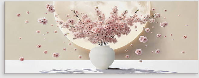 [인메이블] 복들어오는 월야 달항아리 4종 다복 선물 집들이 현관 복도 인테리어 벽 대형, 04. ML_월야 달항아리_와이드