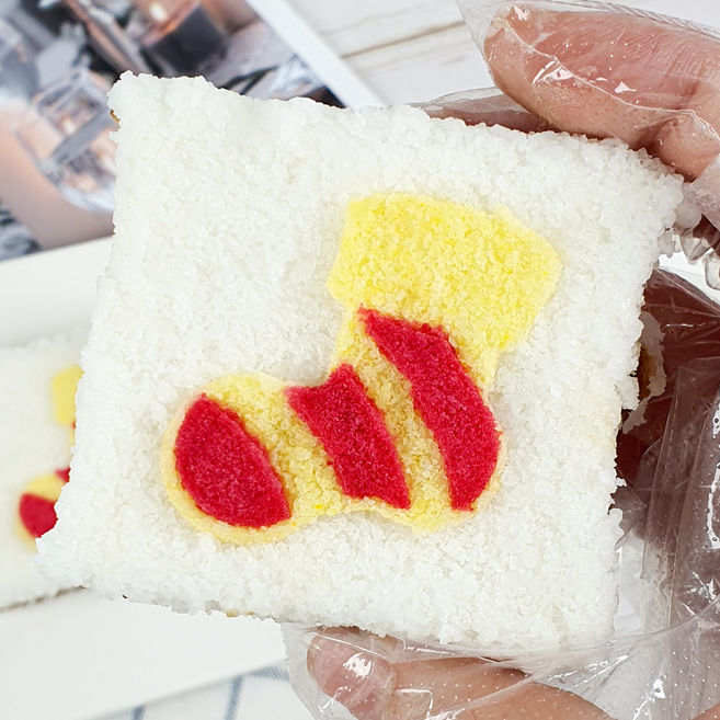 잇츠떡 성탄꿀설기 1되 크리스마스 떡선물 낱개 진공포장 어른 아이간식 맛있는떡, 36개, 68g