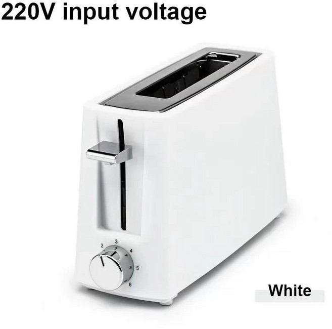 스테인레스 스틸 전기 토스터기 빵 베이킹 오븐 아침 식사 기계 그릴 스토브 샌드위치 메이커 히터 워머, 01220V White