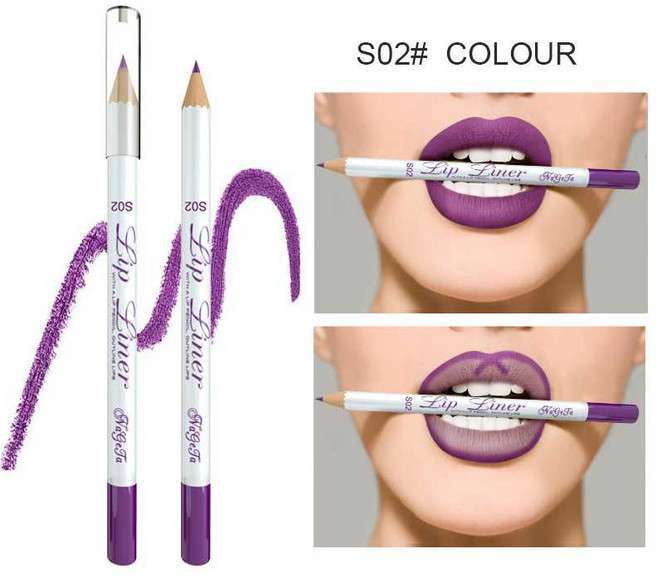 립 1PC 누드 벨벳 매트 립스틱 오래 지속되는 방수 컬러 렌더링 비 스틱 컵 립글레이즈 라이너 펜슬 여성 화장품, [01] 02