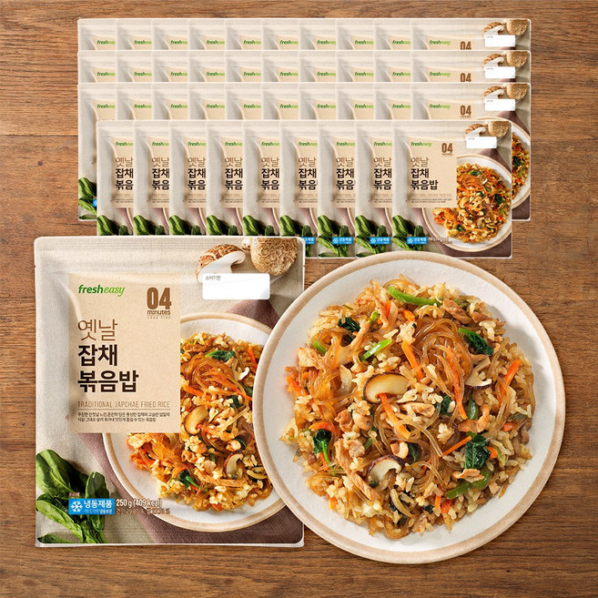 [무료배송/당일출고][fresheasy] 프레시지 옛날 잡채 볶음밥, 40개, 250g