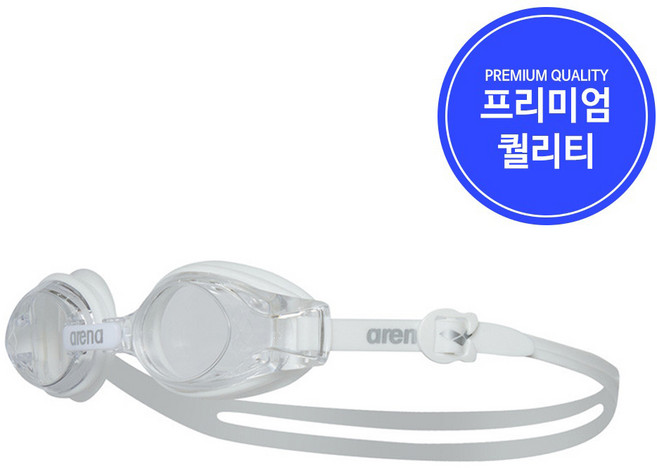 아레나 레인보우 아동수경 A5AC1AG38, 화이트, 1개