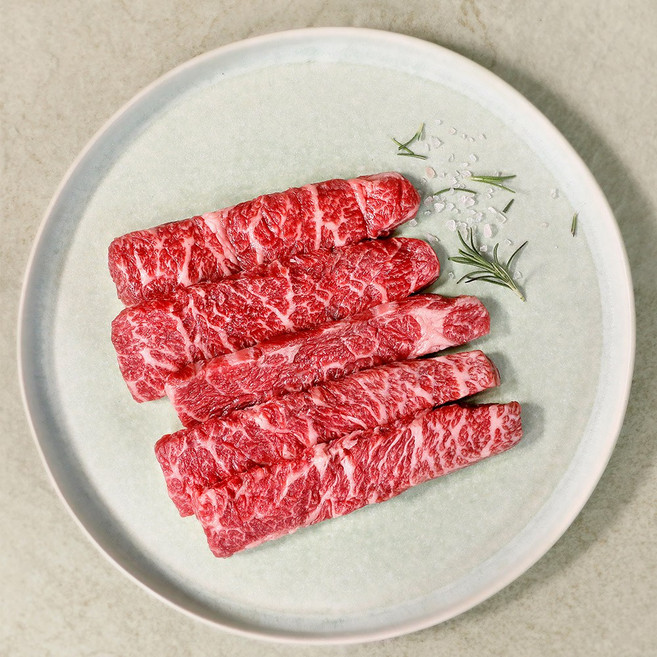 푸드장 블랙비프 소고기 부위별, 1개, 냉장 본갈비살 200g