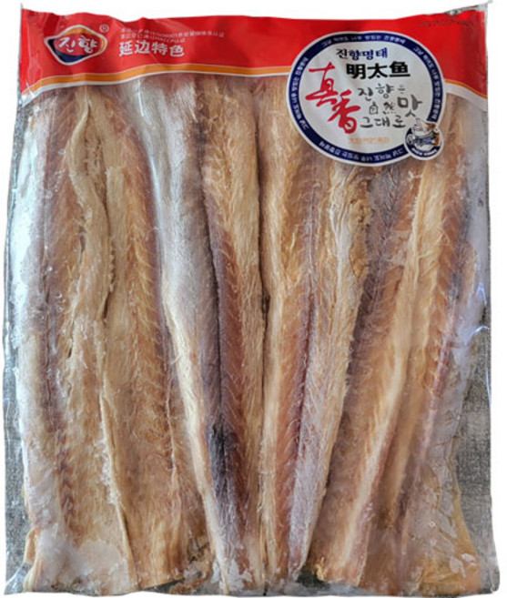 중국산 진향 짝태 명태 통명태 명태채 탈피 건어물 마른안주 술안주 호프집안주 대량판매 10마리 10미 짝태채 먹태 손질명태 황태채, 탈피500g, 1개