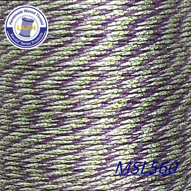 0.8 스레드 컬러 골드 핸드메이드 금속 폴리에스터 왁스 라운드 Mm 보호 가죽 쥬얼리 0.5 환경 광택, 0.5mm(70m), 60, 1개