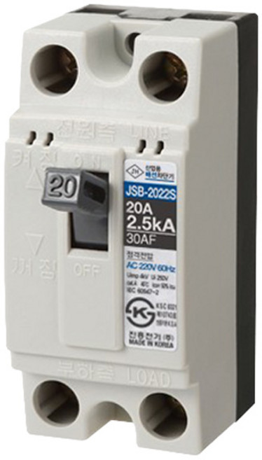 진흥전기 산업용 배선차단기 JSB-2022S (20A) 소, 본상품, 1개