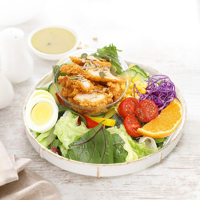 [자연애레시피] 케이준 치킨 샐러드, 1개, 400g