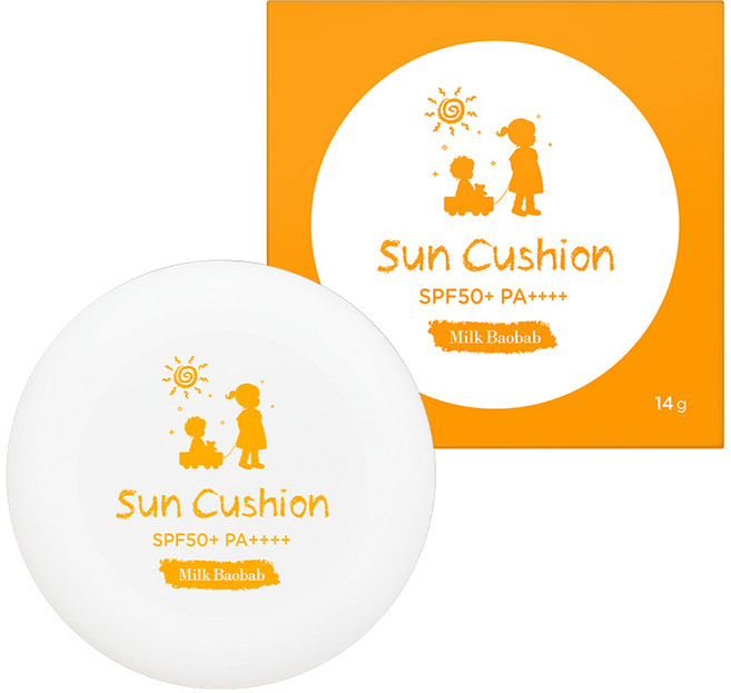 밀크바오밥 베이비앤키즈 선쿠션 SPF50+ PA++++, 14g, 1개