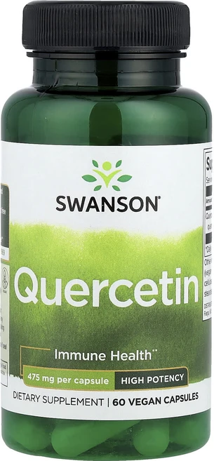 스완슨 퀘르세틴 475mg 60 베지캡슐, 60정, 6개 - 쿠팡