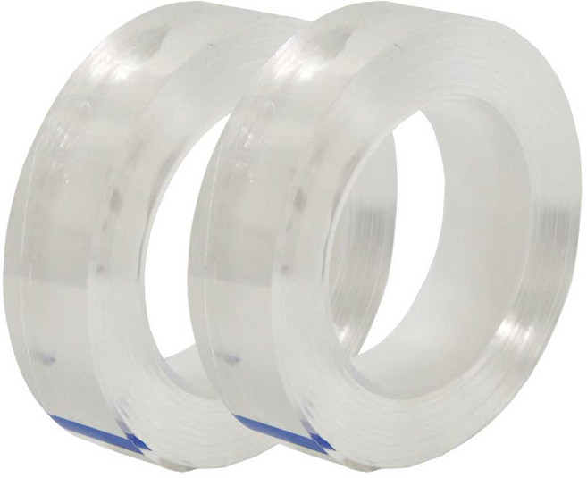 코지파파 초강력 실리콘 양면 테이프 두껍고 길게 3m 5m 1+1, 두께 2mm 폭 3cm 길이 5m, 2개