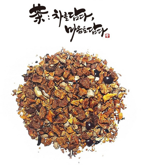 늙은호박과 붉은팥으로 블랜딩한 호박팥차 삼각티백, 1개, 100개입, 1g