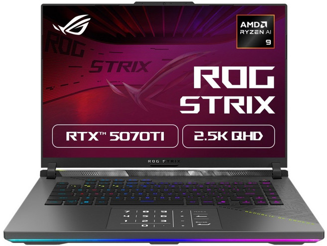 에이수스 2025 ROG 스트릭스 G16 라이젠9 라이젠 9000 시리즈 지포스 RTX 5070 Ti, Volt Green, 1524GB, 32GB, WIN11 Home, G614FR-S5122