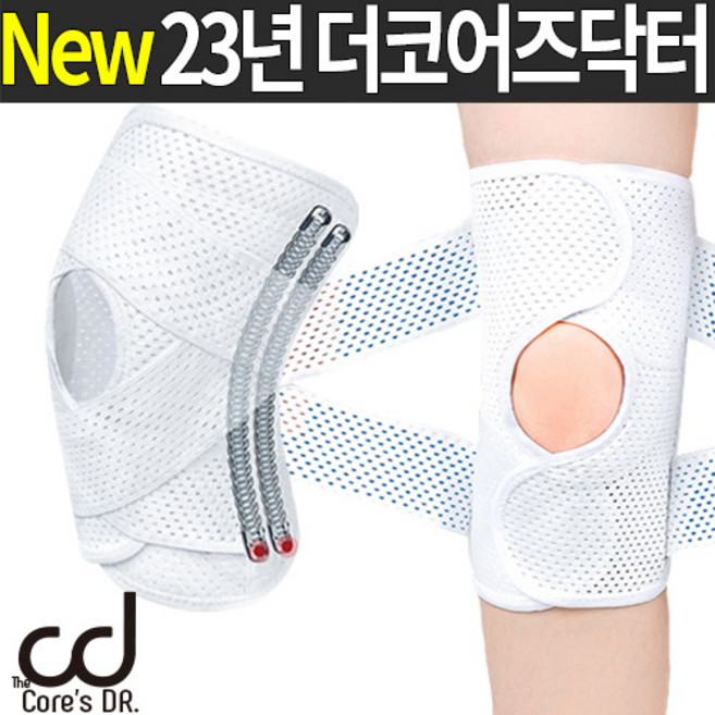 더코어즈닥터 NEW23년 4.5세대 PRO버젼 무릎 보호대, 1개, 화이트_23년신제품PRO버젼