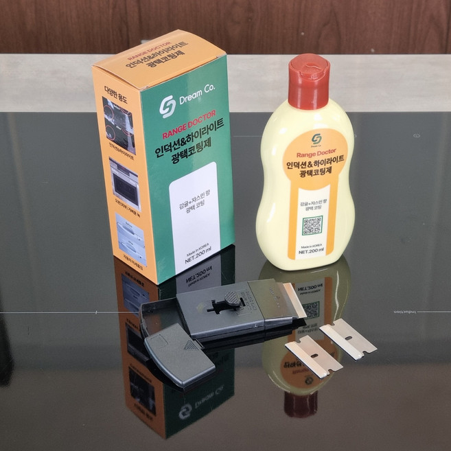 레인지닥터 인덕션&하이라이트 청소 광택코팅제, 1세트